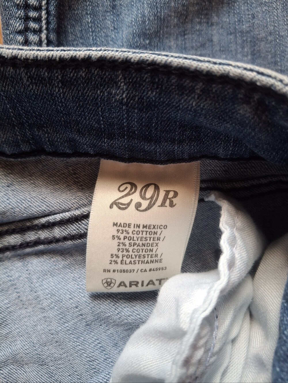 Ariat Women's Denim Trouser Jeans - Low Rise - Picture 8 of 8